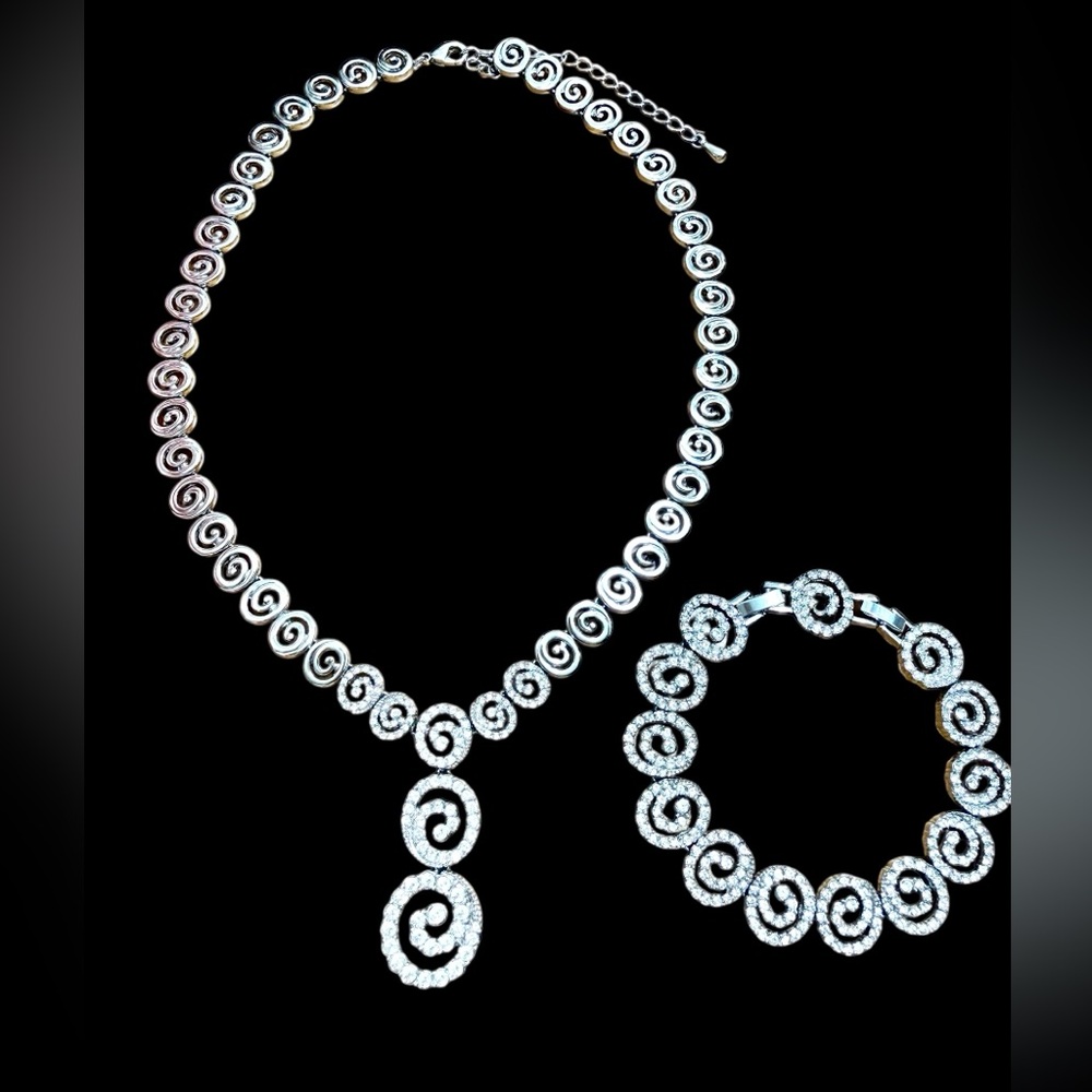 Vintage JBK Jacqueline Kennedy Collection Replica  Rhinestone Jewelry Set